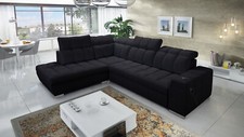 Ecksofa Sofa mit Schlaffunktion Eckcouch PAGANI VII Stauraum verschiedene Farben