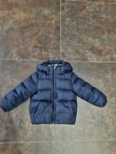 Winterjacke Kinder Tommy Hilfiger Echte Daunen Jacke Warm Gr. 98 Blau