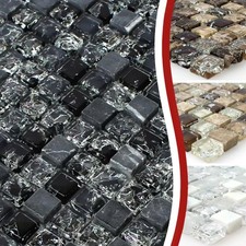 Glas naturstein mosaikfliesen - glas,