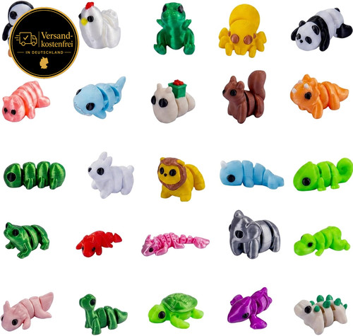 Tier figuren set stück - 3d,