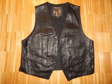Pantera Leder Weste Herren Lederweste Motorradweste Gr.XXL (bitte Maß beachten)