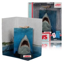 Jaws Lo Squalo Figur 50th Anniversary Movie Maniacs Poster 3D 1975 McFarlane