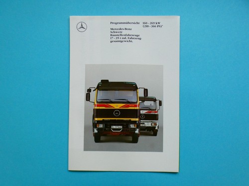 Prospekt lkw mercedes - -,