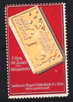 Reklamemarke landshut l - landshut,, h.l