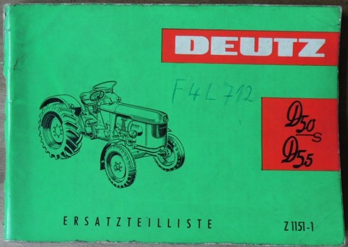 Deutz schlepper d50 d55 - deutz,