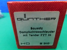 C08 Günther H0 Bausatz B 310 Dampfschneeschleuder mit Tender 2'2'T 26 OVP TOP