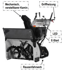 Lumag sfk80 schneefräse mit - sfk80,