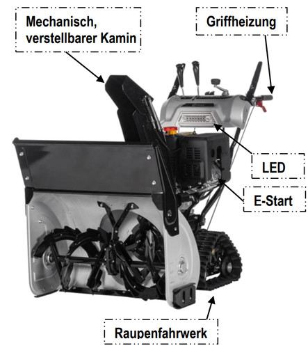 Lumag sfk80 schneefräse mit - lumag,