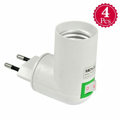 4er set e27 lampenfassung - lampenfassung, mit
