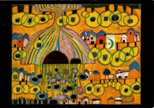 Kunstkarte Hundertwasser
