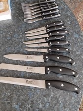 Scheffler Steakmesser & Gabeln 12 teilig .3 Größe Scheffler Messer.