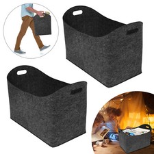 2x 55cm Kaminholzkorb