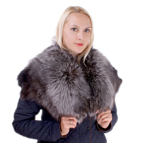 Elegante pelzstola aus - elegante,