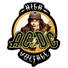 AC/DC Aufkleber High Voltage