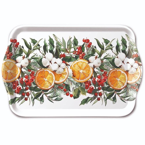 Tablett tray winter oranges - tray,