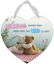 Herz-Blechschild Alle