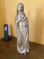 Holzfigur Maria mit Kind
