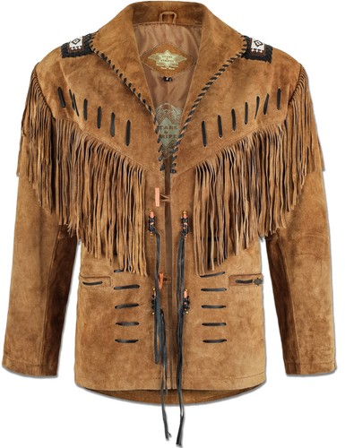 Buffalo herren fransenjacke - buffalo,