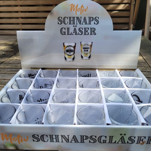Schnapsgläser 3 cl - 24, x