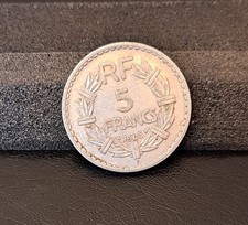 Münzen Frankreich Francs 5   1946