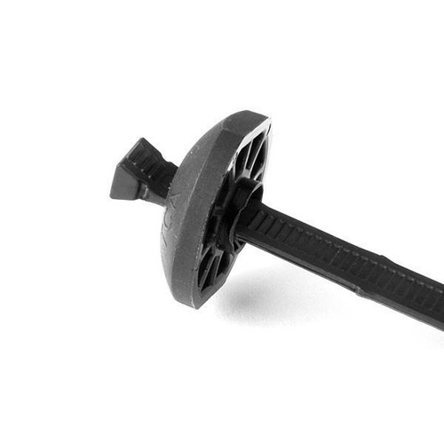 Schwarze gehäusekabelbinder - schwarze,