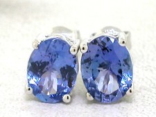 Paar Tansanit Ohrstecker 585