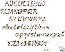 Grabschrift Bronze wetterfest Buchstaben Zahlen einzeln gegossen hochwertig Edel