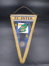 Wimpel F.C Inter Mailand Fußball Fan Italien Groß 50 Cm Metallkette &  Stoffrand