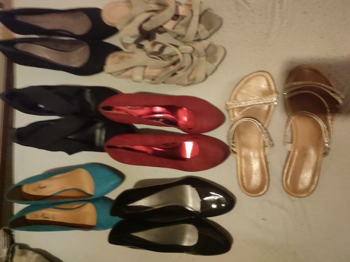 Pumps paket 7 paar - paket, gr.