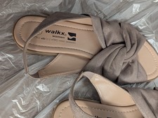 Walkx Damen Sandalen Taupe Gr