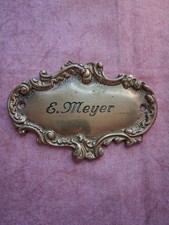 Hausschild aus Messing ( E