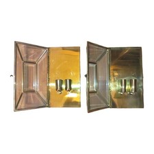 Vintage Messing Glas