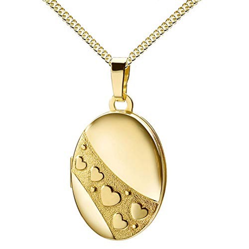 Herzkette amulett medaillon - herzkette,