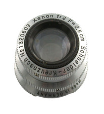 SCHATZ & SÖHNE Sola Schneider Xenon 2/2,5 cm 2/25 25mm F2 2,5 plus front cap