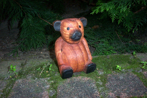 Schöner teddybär holz - holz,