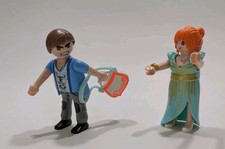 **Playmobil** Dieb Ganove Gauner Einbrecher Polizei Tasche Frau Mann Figur Agent