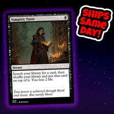 Vampiric tutor custom art - tutor,