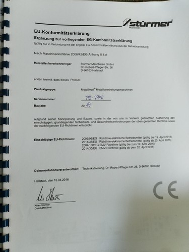 Langbandschleifmaschine von