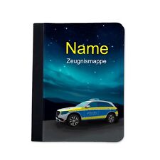 Zeugnismappe Polizei personalisiert mit Name Urkundenmappe Dokumente A4+