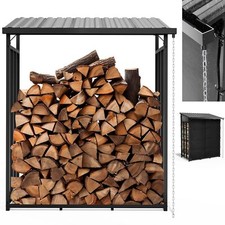 Brennholzregal Außen Metall