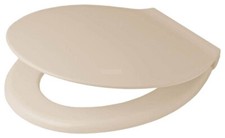 Pagette Exklusiv Luxus WC Sitz bahamabeige beige  Edelstahl # 790821609