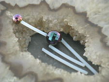 Bauchnabelpiercing KOMPLETTSET Schwangerschaft  Discokugel Pearl Navelpiercing