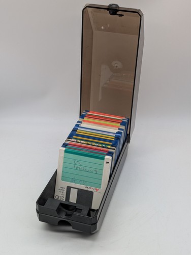 Diskettenbox mit 40x 5 - mit, 3,5"