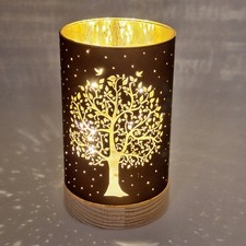 Deko Licht 15 cm mit Spruch und Timer - Lebensbaum LED Licht von Formano