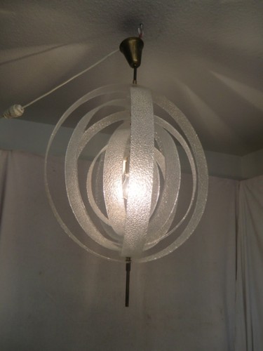 70er designer lampe acryl - lampe,