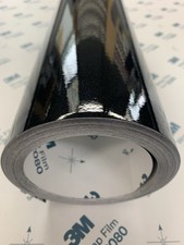 Folie 3M 2080 Black Gloss Metallic schwarz glanz Wrapping Film in 6 m x 0,3 m