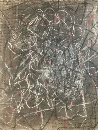 Kohlezeichnung maler kunst - kohlezeichnung,