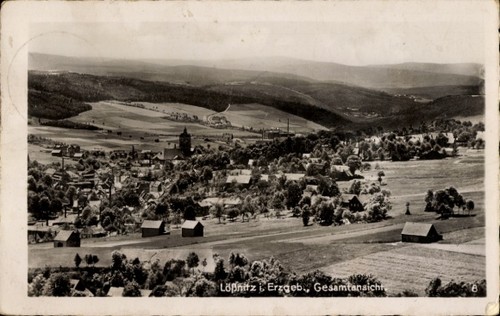Lößnitz erzgebirge - ak,