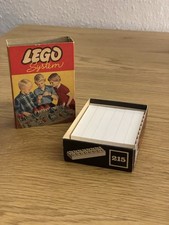 LEGO 215 Steine Weiß 2x8 Schachtel Mursten 50er Jahre BOX Vintage OVP