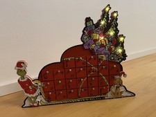 Der Grinch LED Sleigh Schlitten Adventskalender 24 Tage Selbstbefüllen Primark